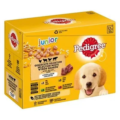 Pedigree Mehrweg-Mahlzeitentüten Junior In Gelee