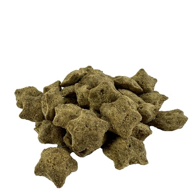 I Am Hühner-Sterne Soft-Snack für Hunde, Nahaufnahme der Leckerlis