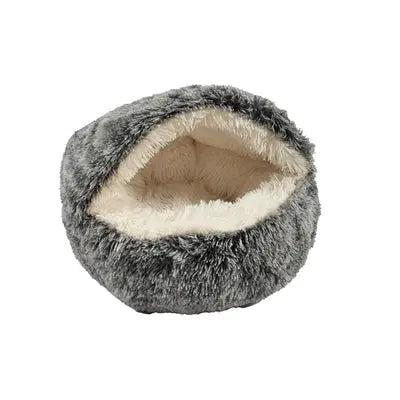 Croci Katzenkorb Iglu Schwarz/Weiss Gesprenkelt