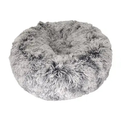 Croci Hundekorb Donut Zweifarbig Schwarz