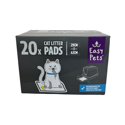 Easypets Catlitter Pads Einlagen für Katzentoiletten – saugstarke Katzenstreumatte