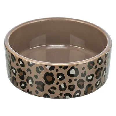 Trixie Futter / Trinknapf Leo Katze Keramik Panther Print Assorti
