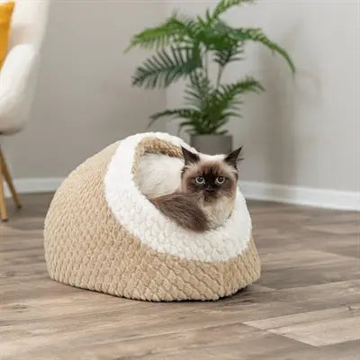 Trixie Katzenkorb Igloo Kaline Mio Hellbraun/Creme