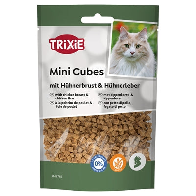 Trixie Miniwürfel Katzensnack mit Hühnerbrust und Hühnerleber – Frontansicht