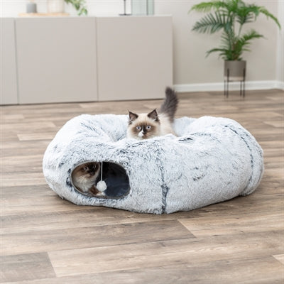 Spieltunnel-Donut Harvey für Katzen Trixie – Verpackung und Produktdetails