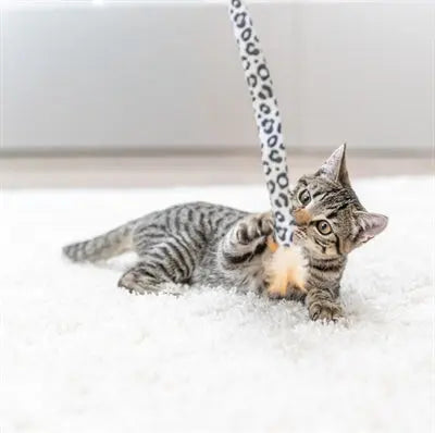 Trixie Katze Stick Schwanz Panther Druck Plüsch Mit Katzenminze