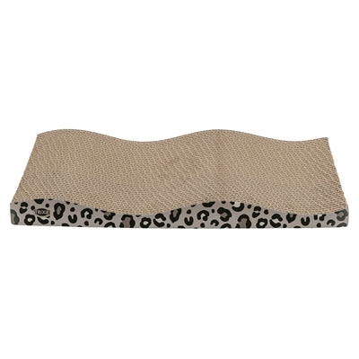 Trixie Leo Kratzbrett Panther-Print Wellpappe Draufsicht