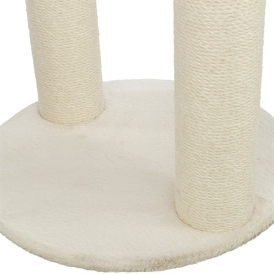 Runder Katzen-Kratzbaum Leo Trixie creme – Rückansicht