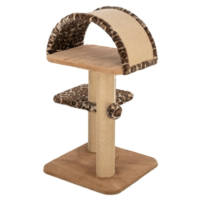 Katzen-Kratzbaum Leo Trixie braun Panther mit Bogen – Seitenansicht