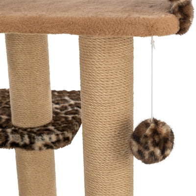 Katzen-Kratzbaum Leo Trixie braun – Nahaufnahme Sisalstamm