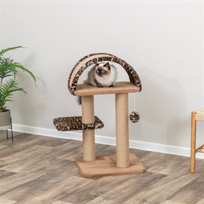 Katzen-Kratzbaum Leo Trixie Panther-Print – Aufbauanleitung