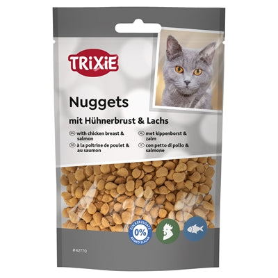Trixie Nuggets Katzensnack mit Hühnerbrust und Lachs Frontansicht