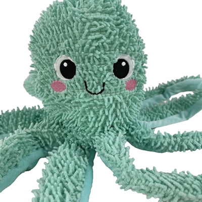 Fofos robustes Oktopus Hundespielzeug blau Material Detailaufnahme