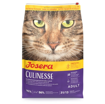 Josera Culinesse Premium-Trockenfutter leicht verdaulich für anspruchsvolle Katzen Rückseite
