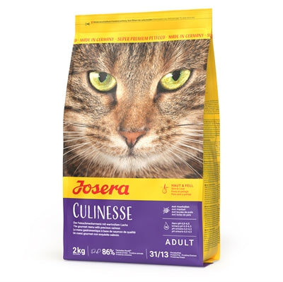 Josera Culinesse Katzenfutter mit Geflügel und Lachs für Feinschmecker-Katzen 2kg