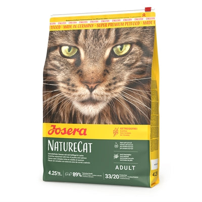 Josera Naturecat getreidefreies Katzenfutter mit Geflügel und Lachs 10kg Sack