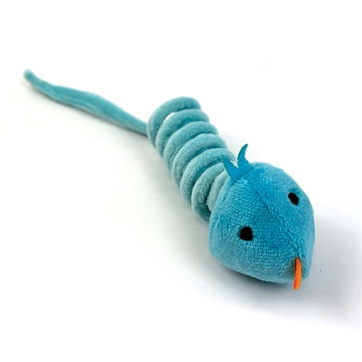 Happy Pet Vogelspielzeug Seitenansicht – verspieltes blaues Katzenspielzeug-Set