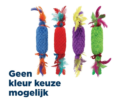Happy Pet Katz Kuddler Katzenspielzeug – weiches gestricktes Spielzeug für verspielte Katzen