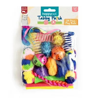 Happy Pet Tabby Patch Bälle Multipack
