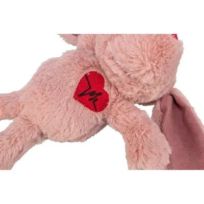 Trixie Hund Herz Plüsch Rosa