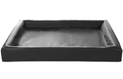 Bia Bett Kunstlederbezug Hundekorb Schwarz