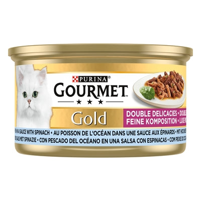 Gourmet Gold Luxus Mix Meeresfrüchte In Sauce Mit Spinat